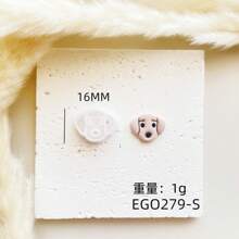 Dog Puppy Cute Animal Combination Mold Polymer Clay Cutter Stereo Dog Diy Earrings Pendant Jewelry Pottery Tools