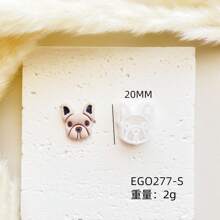 Dog Puppy Cute Animal Combination Mold Polymer Clay Cutter Stereo Dog Diy Earrings Pendant Jewelry Pottery Tools