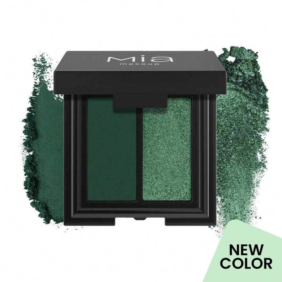 MIA MAKEUP DOUBLE MATCH EYESHADOW DUO - 霧面和微光雙色眼影新顏色