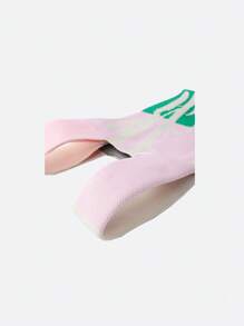 Cute Panda Knitting HandBag Tote Bags For Women Knitted Cell Phone Bag - White-pink - View 4