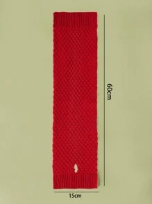 1pc Crianças Outono/Inverno Cachecol de Malha, Cachecol Padrão Girassol Com Abertura, Confortável, Durável, Quente, Adequado para Presentes de Natal