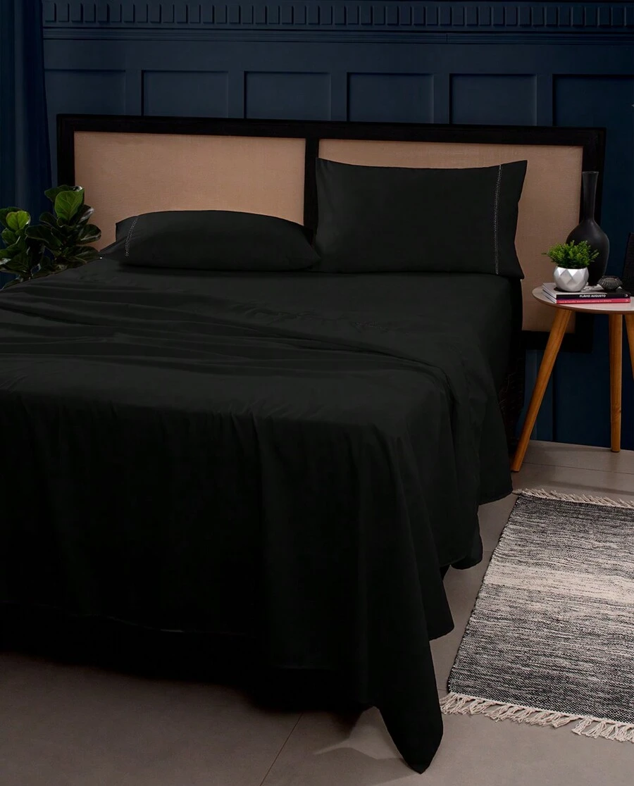 Flat Sheets - màu đen - Xem 1