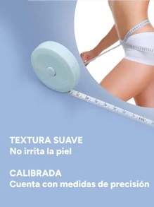 Vmingo Cinta Metrica Redonda Retráctil Cintura Cuerpo Costura 150cm - Rosa - Ver 3