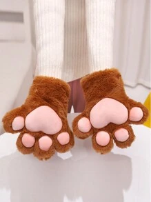Black Furry Paws Fluffy Plushies Fursuit, White Therian Paws Therian Stuff Therian Gear, Cute Cat Paw Gloves Gloves With Claws, Furry Stuff Wolf Paws Gloves Fox Paws, Cosplay Furry Costume Christmas Decorations Friends Gifts - Multicolor - View 7