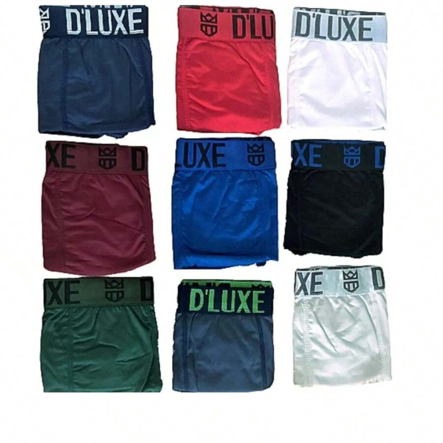 Set Of 5 Laycra Men's Adult Boxer Briefs Assorted Kit - Multicolor - View 1