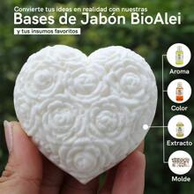 Base De Jabón De Glicerina Orgánica 1kg Para hacer Jabones - Blanco - Ver 4