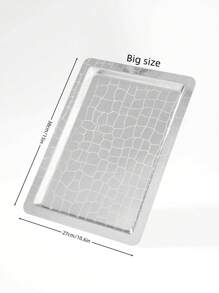 ALAMAMARA 1 件式铁艺金银托盘，带激光雕刻图案的香炉，适用于家庭、办公室、客厅、厨房、宴会、斋月、开斋节、春季 - 彩色 - 查看 37