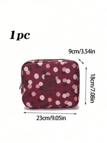 1PC 红色花朵针线收纳袋适用于针线收纳 DIY配件收纳袋