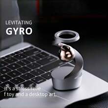 Fashion Desktop Magnetic Levitation Spinning Top Decor, Rotational Creative Fidget Toy, Stress Relief Gift - Multicolor - View 4