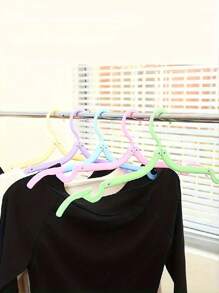 4pcs Foldable Clothes Hanger, Portable Traveling Outdoor Business Trip Home Student Dormitory Drying Rack