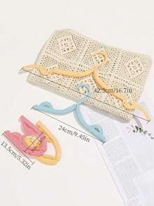 4pcs Foldable Clothes Hanger, Portable Traveling Outdoor Business Trip Home Student Dormitory Drying Rack