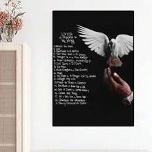 1 pezzo di poster e quadro d'arte da parete, senza cornice, con stampa e dipinto famoso di rapper, adatto per camere da letto e soggiorni di stile pop - Multicolore - Visualizzare 24