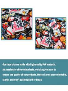 随机 10/20/30 件各种款式运动游戏系列鞋饰适用于鞋子 DIY 装饰优质流行饰物配件泡泡拖鞋凉鞋，PVC 鞋饰沙滩包配件适合青少年、男性、女性和成人的绝佳礼物