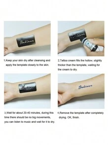 10PCS海娜手绘纹身贴纸模板染膏半永久组合套装（6个纹身模板+4个海娜手绘纹身果汁染膏）海娜新娘优雅蕾丝曼陀罗花藤蔓图案手指手腕肩颈锁骨人体艺术自然海娜防水强制真假纹身模板套装 - 彩色 - 查看 7