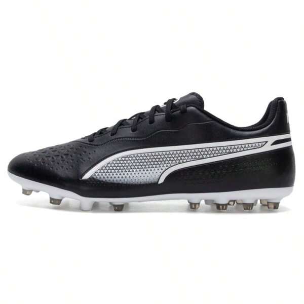Puma KING MATCH MG Football Shoes, Spikes Soccer Shoes Low-Cut Athletic Shoes For Youth, Adult, Students
