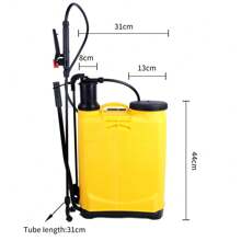 Pulvérisateur à pression pulvérisateur pour plantes pulvérisateur à dos 16 litres levier de pompe à section arrière de forme ergonomique - Jaune citron - Voir 8