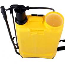 Pulvérisateur à pression pulvérisateur pour plantes pulvérisateur à dos 16 litres levier de pompe à section arrière de forme ergonomique - Jaune citron - Voir 3