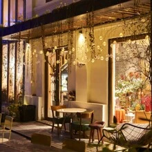 LED Wishing Ball String Light Battery-Powered (No Battery)/USB Powered 118.11 Inch 12 Wishing Balls Hanging Down, Wall-Mounted Decorative String Light, Suitable For Christmas, Valentine's Day, Family Gatherings, Bedrooms, Parties, Indoor Holiday Decoration - màu ấm - Xem 6