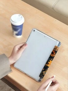 Ayotu Sunflower Case Compatible With Samsung Galaxy Tab/IPad,IPad 9th/8th/7th Generation 10.2 Inch ,New IPad 10th Generation Cover,With Auto Wake/Sleep,Four Corners Anti-Fall - Multicolor - View 4
