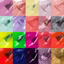 1 chiếc Gel sơn móng tay màu đen trắng đỏ ngâm gel sơn móng tay bán vĩnh viễn nghệ thuật làm móng tay tự làm bằng đèn UV thiết kế móng gel phù hợp cho mọi mùa sơn móng tay gel cho phụ nữ - màu hồng nude - Xem 5