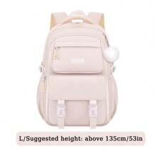 1 件大容量紫色和粉色女孩背包 - 适合上学、户外旅行。轻便、舒适、多功能，配有吊坠。送给女孩的完美生日礼物，返校必备品 - 肩膀包 - 查看 14