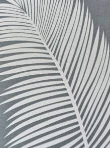 1 pieza/4 piezas/6 piezas Funda decorativa estampada para silla antiensuciamiento para mascotas, diseño de hojas, colorida y elástica, adecuada para todas las estaciones