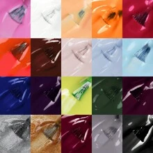 6 件套凝胶指甲油套装裸粉色棕色系列 UV 凝胶指甲油半永久性浸泡 UV 灯指甲油凝胶套装适用于美甲设计 - 彩色 - 查看 4