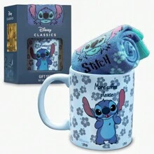 Disney Stitch Gift Set Mug & Socks - Blue - View 1