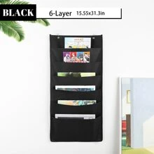 Wall Mount File Organizer, Magazine Storage Bag, File Folder And Paper Holder, Small Item Pouch, Accessory Storage Box, Multi-Purpose Storage Bag - Multicolor - View 15