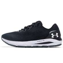 Under Armour 女款 HOVR 4 CN 跑步鞋 - 3025225-001，时尚、简约、舒适、轻便、低帮休闲运动鞋 - 黑色/灰色 - 查看 1