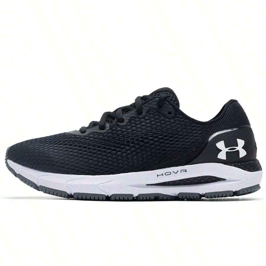 Under Armour 女款 HOVR 4 CN 跑步鞋 - 3025225-001,时尚、简约、舒适、轻便、低帮休闲运动鞋 - 黑色/灰色 - 查看 1
