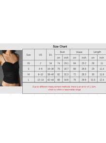 Women Crop Camisole Summer Ruched Spaghetti Strap Tank Tops Sleeveless T-Shirt For Streetwear Clubwear - Blue - View 6