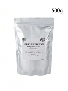 250g/500g/1000g Perlas de cera recargables, adecuadas para hacer velas, núcleos de velas, cera de flor de hielo, velas de perlas DIY, reutilizables. - Blanco - Ver 12