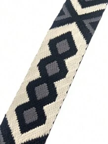 Women's Casual Waist Bag, Retro Waist Bag, Outdoor Multi-Pocket Travel Chest Bag - Black - View 3