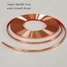 10 متر/لفة شريط PVC لاصق ذاتي للحواف الضيقة للجدران والأبواب والنوافذ والأثاث، حافة ورق الحائط الزخرفية، تشطيب داخلي للسيارة ذات نهاية كروم - متعدد الألوان - مشاهدة 14