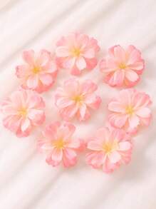 50 件/20 件人造樱花头人造花婚礼派对鞋帽 DIY 花环装饰，散装迷你花朵工艺品人造花头 - 彩色 - 查看 21