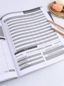 Monthly Bill Payment Checklist: Bill Tracker Notebook, The 4-Year Guide For Families & Money Managers - Multicolor - View 4