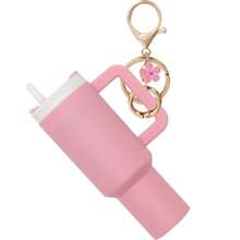 Juego de 1/2/3/5/8 piezas de llavero con mini vaso, lindos encantos con vaso para mujer para bolso, mochila, botella de agua mini - Estilo callejero, multicolor, accesorios del llavero, encantos para bolsos, vasos, 5/3/2/1 llaveros, accesorios para bolsos, encantos para bolsos de mano, caja de almacenamiento de lápiz labial, accesorios para bolsos, llavero de mini vaso, llavero de mini vaso para llavero o bálsamo labial, llavero lindo de vaso