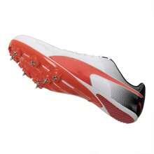 Puma Zapatillas de running EvoSPEED Sprint 14 para hombres y mujeres, zapatillas de entrenamiento para carreras de pista y campo, 377001 - Puma Blanco-Negro-Rojo - Ver 5