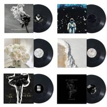 1Pc Of 12 Inch Fake Plastic Records Record Wall Decoration, Dormitory Decoration, Room Decoration Aesthetic Retro, Music Themed Decoration Plastic Vinyl Record, Universal Holiday Decoration, Creative Graffiti Design, Perfect Birthday Gift. Birthday Gifts Graduation - Multicolor - View 1