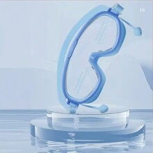 1pc Anti-Fog, Waterproof Large Frame Swimming Goggles With Earplugs, Silicone Diving Mask, Beach Essentials, Beach Accessories, Pool Float - Multicolor - View 11