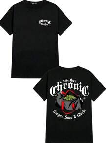 Money Bag T-Shirt Unisex 100% Cotton Streetwear New Arrival Shipping Various Colors!! PLUS SIZE - 黑色 - 查看 1