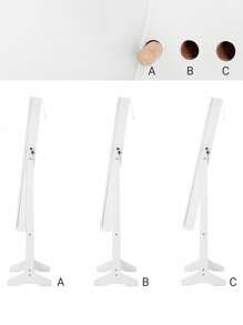 SONGMICS Joyero, regalo del Día de San Valentín, almacenamiento para dormitorio universitario, Regalo de Navidad - Blanco - Ver 7