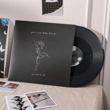 1Pc Of 12 Inch Fake Plastic Records Record Wall Decoration, Dormitory Decoration, Room Decoration Aesthetic Retro, Music Themed Decoration Plastic Vinyl Record, Universal Holiday Decoration, Creative Graffiti Design, Perfect Birthday Gift. Birthday Gifts Graduation - Multicolor - View 11