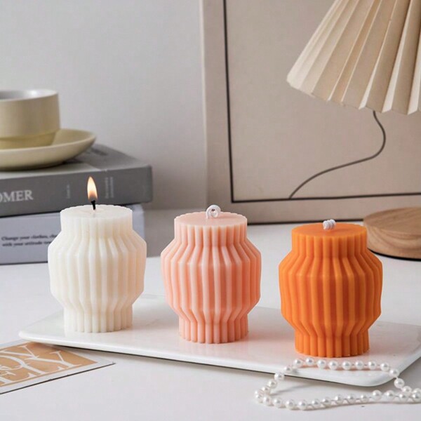 1 pièce Bougie parfumée décorative géométrique en forme de H en origami, cire de soja de haute qualité faite à la main, bougie créative et simple de haute gamme, décoration de bougie à choix de couleurs multiples, convient pour la décoration de la maison, la décoration de table, l'encens pour la pièce, à offrir en cadeau à des amis et à la famille, cadeaux, cadeaux de fête, bougies parfumées, bougies universelles pour les quatre saisons, décoration de bougies