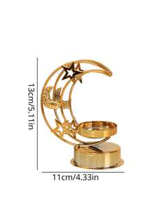 1 件 Rama 烛台浪漫欧式烛光晚餐婚礼装饰烛台餐桌中心装饰家居装饰 Rama 装饰星星、月亮、灯笼 - 彩色 - 查看 4