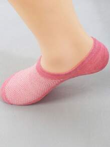 10/20 Pairs Multicolor Women's Boat Socks, Summer Thin Breathable Low-Cut Non-Slip No-Slip Heel Invisible Short Socks - Multicolor - View 7