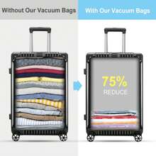 24 Pack Travel Compression Storage Bags, Multiple Sizes Roll Up Vacuum Storage Bags Hand Roll Durable Space Saver Bags For Clothes Clothing Travel Accessories Backpack Suitcase Organizer Compression Bags For Travel, Camping Essentials, Luggage Packing Organiser Vacuum Seal Bags For Clothing Back To School Travel Moving Must Have