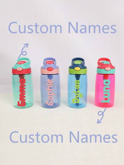 Personalized Name Water Bottles, Water Bottles, Party Favors, Sports Water Bottles, Cups, Custom Names Water Bottle, Personalized Name 17Oz Bottle, Personalized, Sippy Cups, Party Favors, Party, Favors Birthday, Home Refresh,Home & Living,Christmas Home Atmosphere,Souvenirs