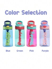 Personalized Name Water Bottles, Water Bottles, Party Favors, Sports Water Bottles, Cups, Custom Names Water Bottle, Personalized Name 17Oz Bottle, Personalized, Sippy Cups, Party Favors, Party, Favors Birthday, Home Refresh,Home & Living,Christmas Home Atmosphere,Souvenirs - Multicolor - View 6